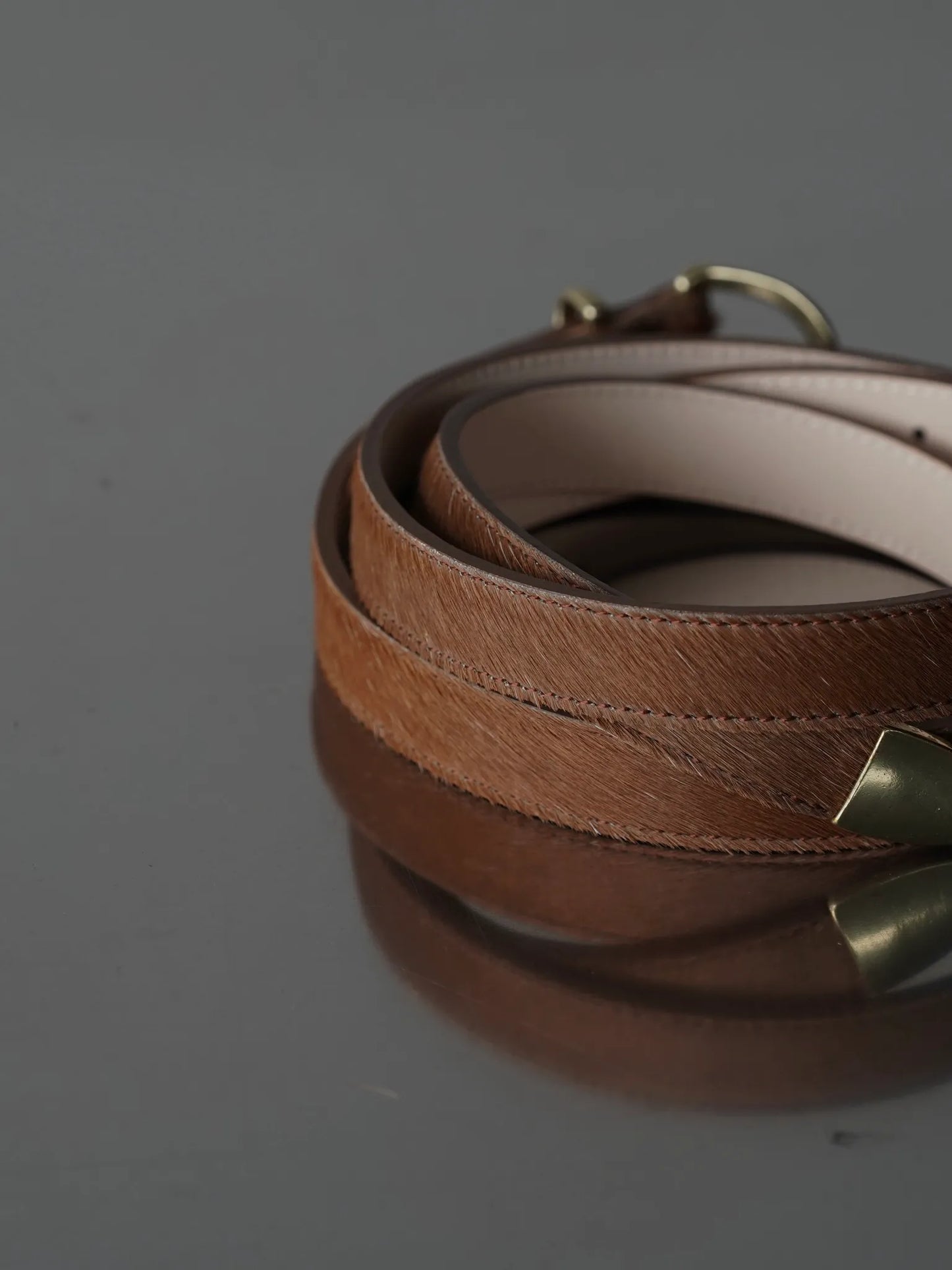 Post Production | Western Belt Horse Hair Gold