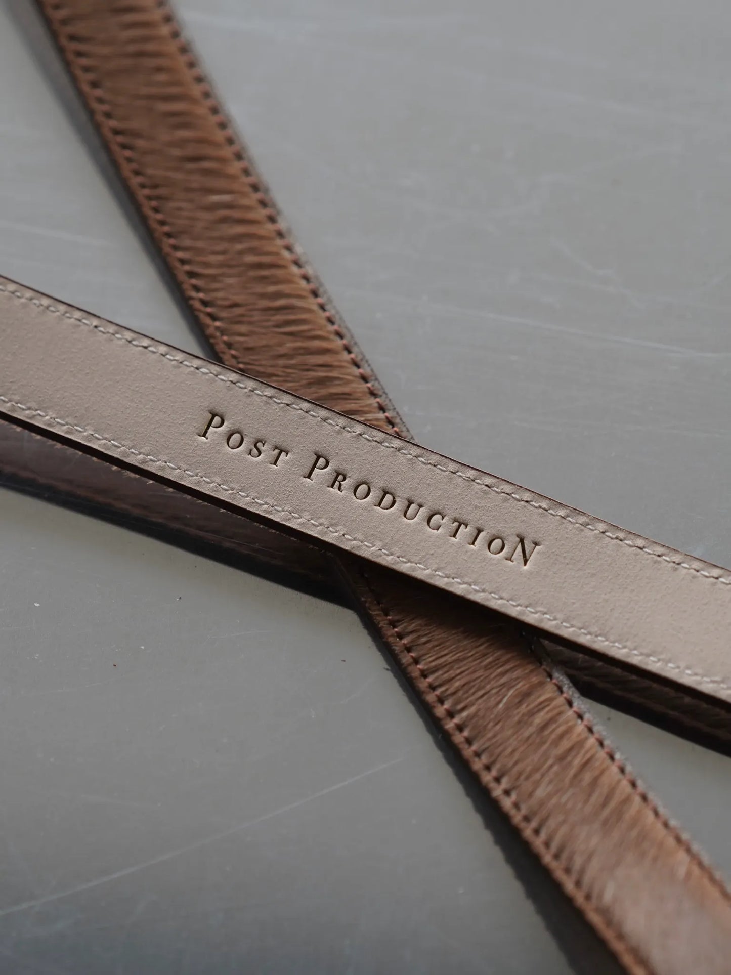 Post Production | Western Belt Horse Hair Gold