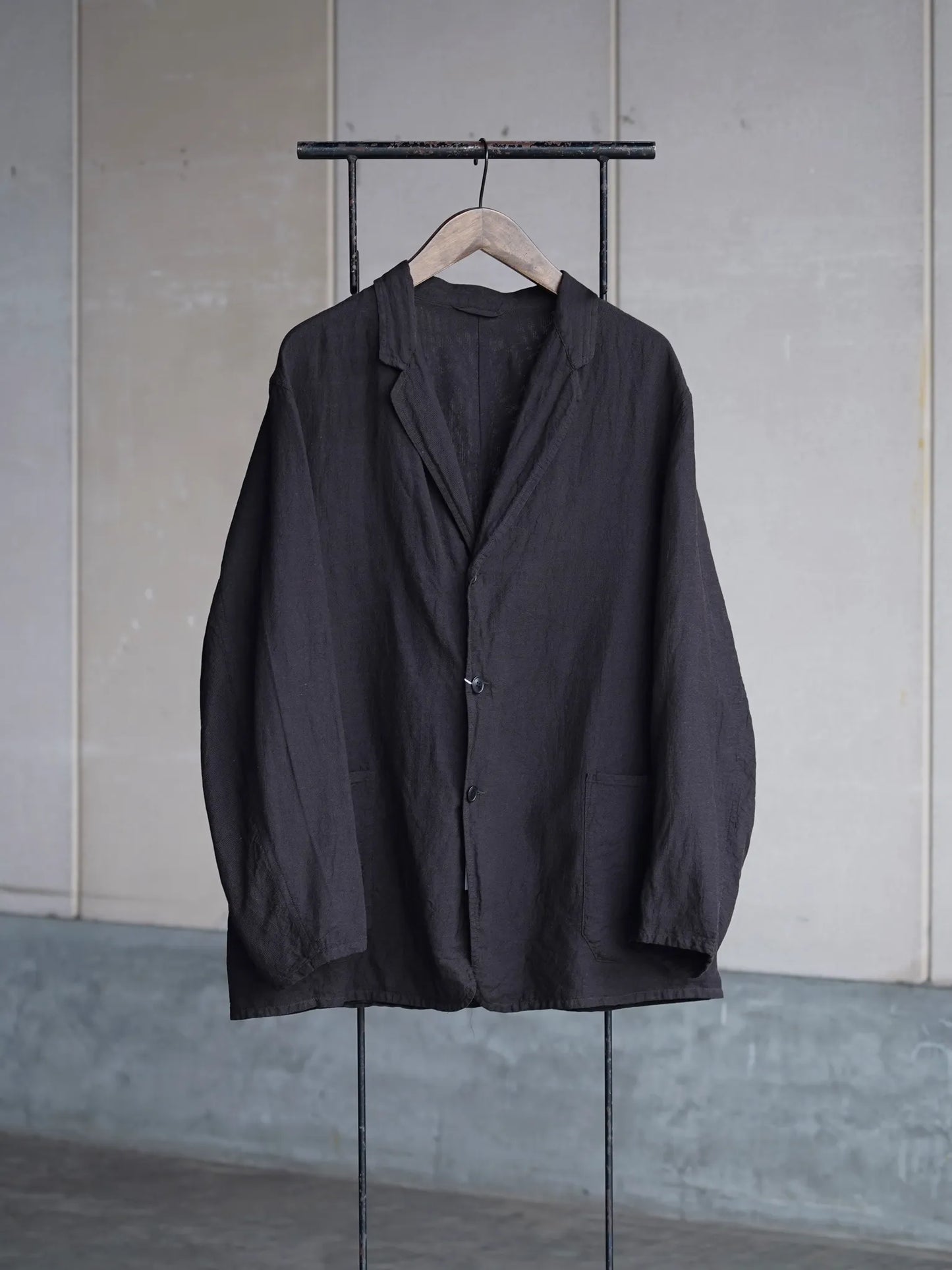 comoli-シルクコットン-ジャケット-brown-1