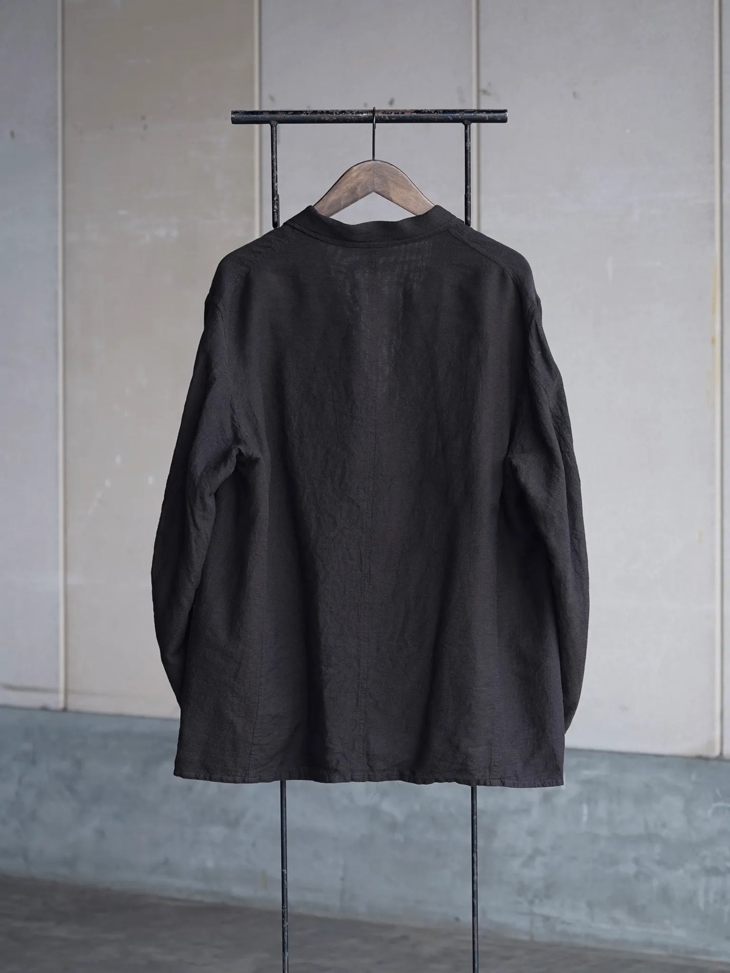 comoli-シルクコットン-ジャケット-brown-2
