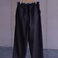 nonnotte | 2-Tuck Draw Cord Wide Trousers Smoke Berry
