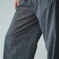 BESTIAIRE | EASY PANTS BLACK STRIPE