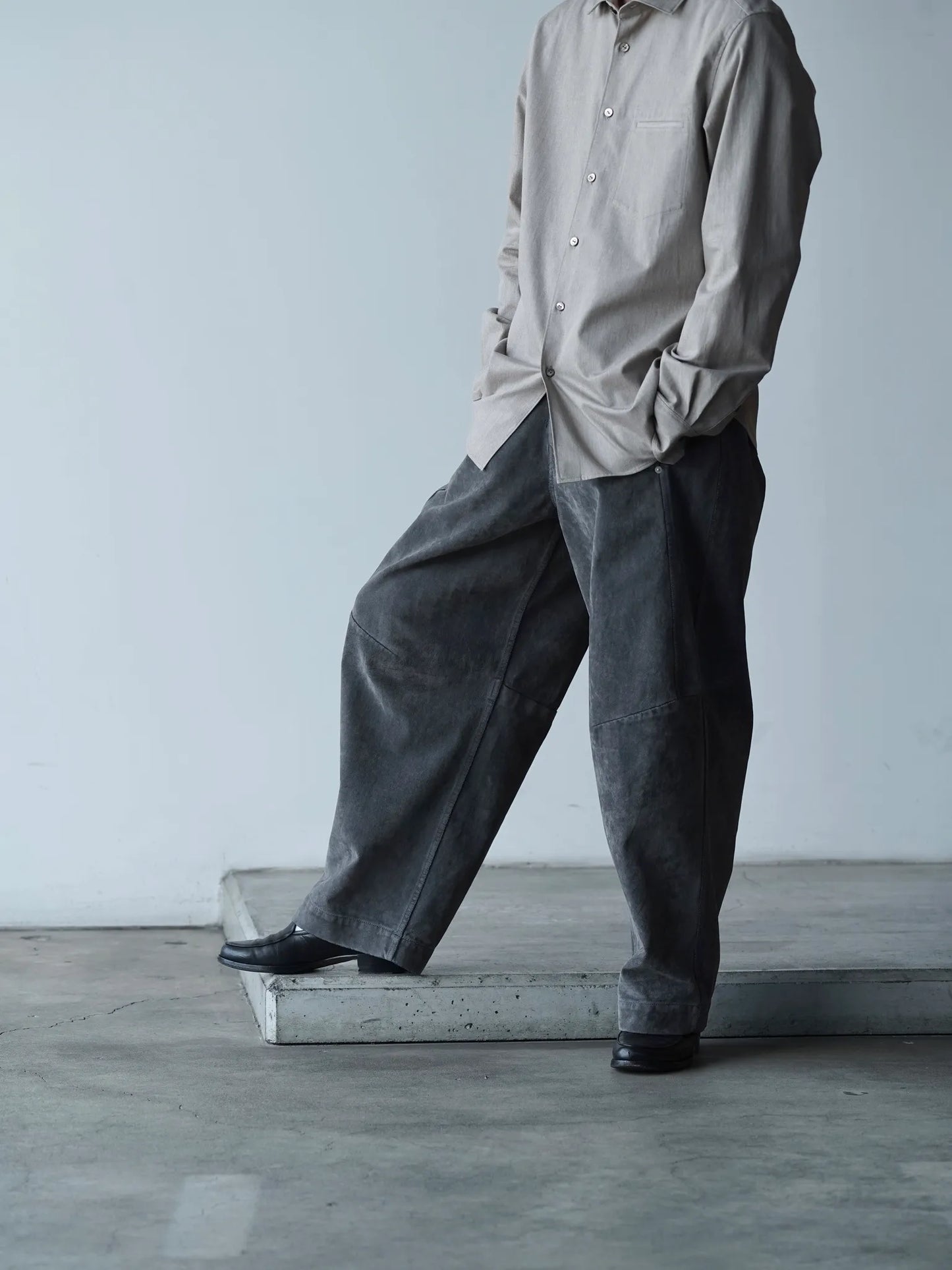Nomàt | Curve PT / Flocky Denim Ash Black