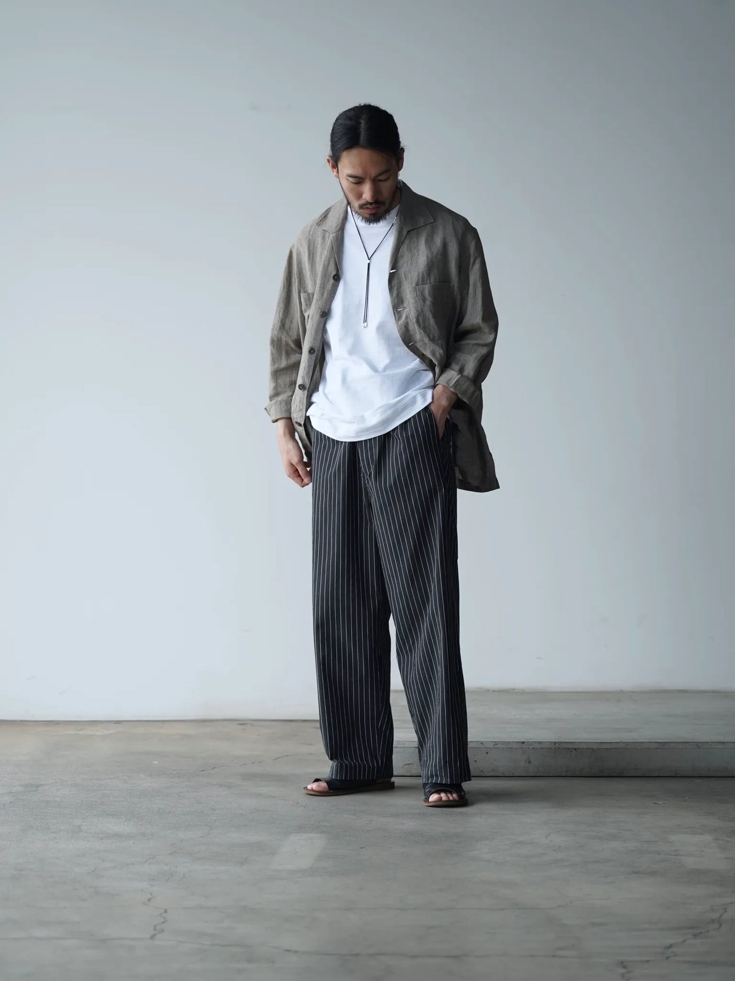 BESTIAIRE | EASY PANTS BLACK STRIPE