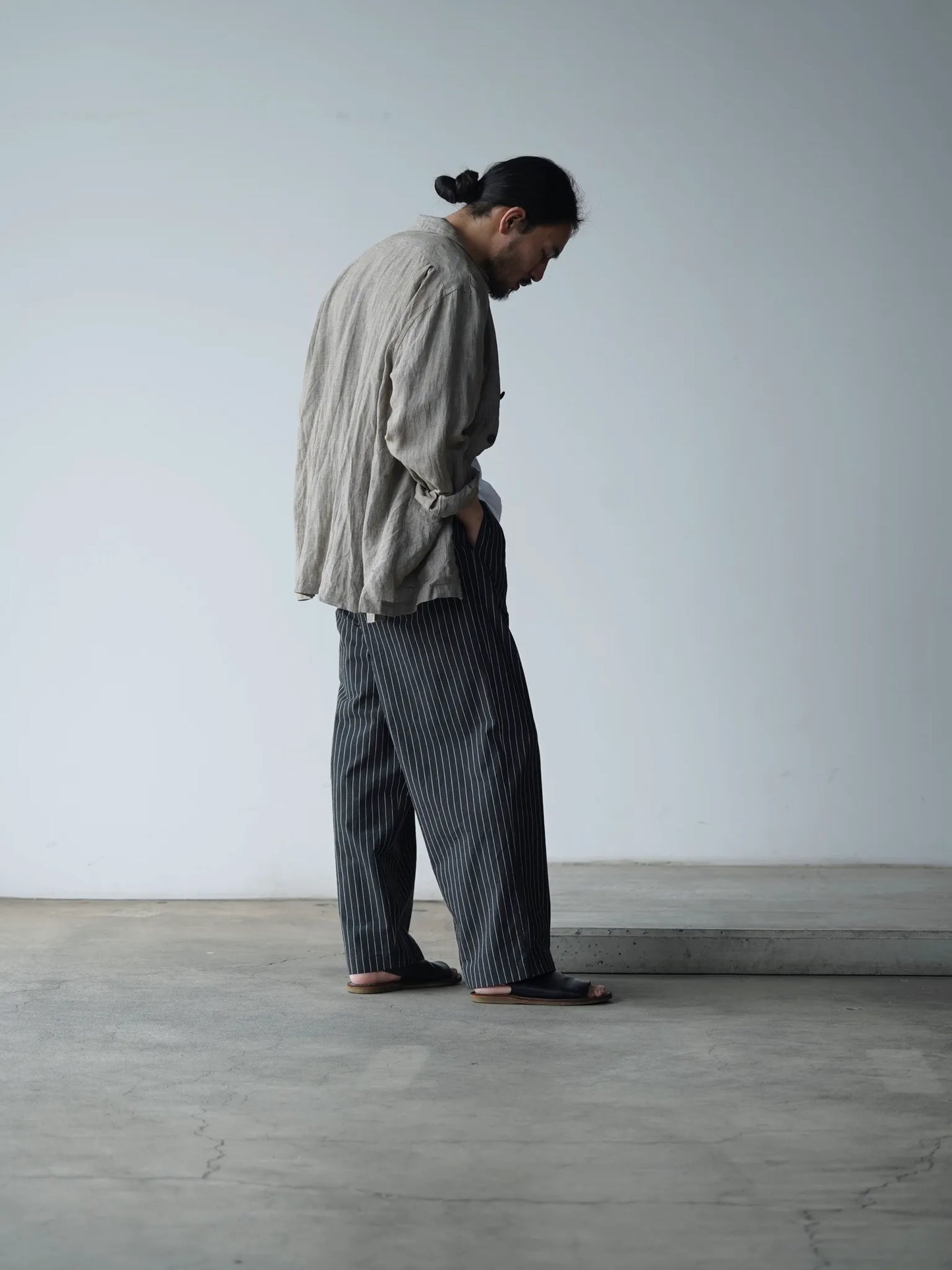 BESTIAIRE | EASY PANTS BLACK STRIPE