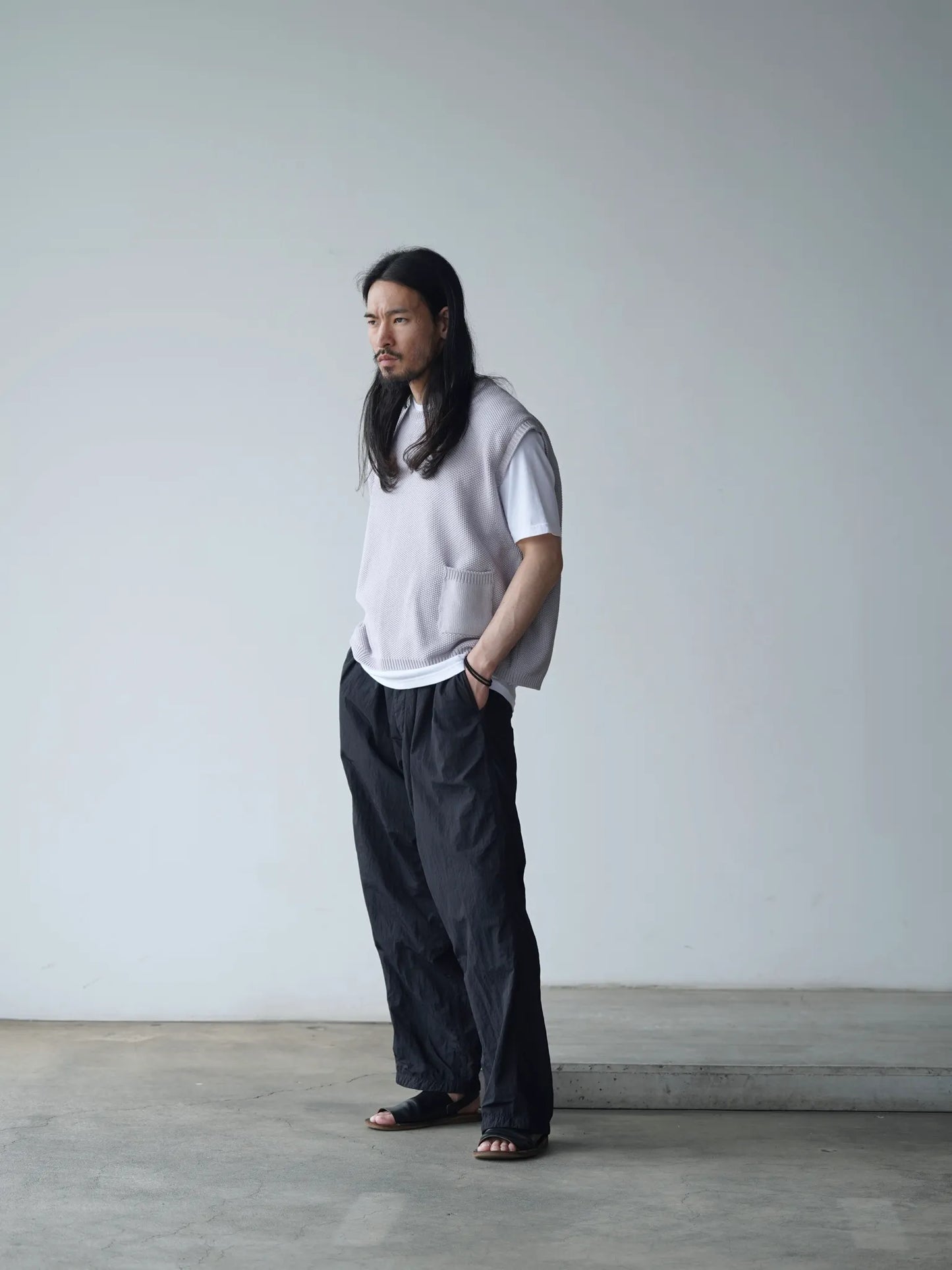 BESTIAIRE | POCKET VEST GRAY/GRAY