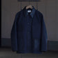 SARTO | CANVAS COVERALL JACKET [SULFUR DYEING HEAVY CANVAS] SMOKE BALCK