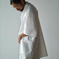 BESTIAIRE | LONG POCKET SHIRT WHITE