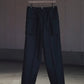 SARTO | CARGO PANTS [DRY WOOL TWILL] BLACK
