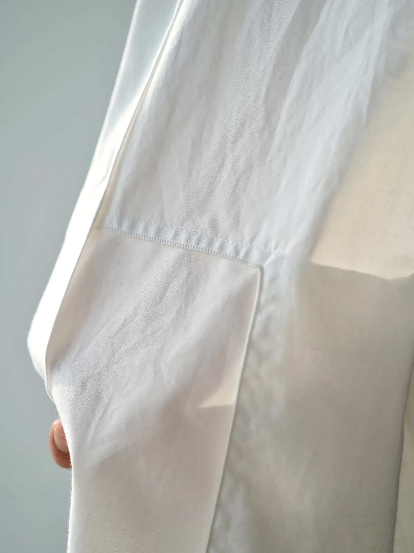 BESTIAIRE | LONG POCKET SHIRT WHITE