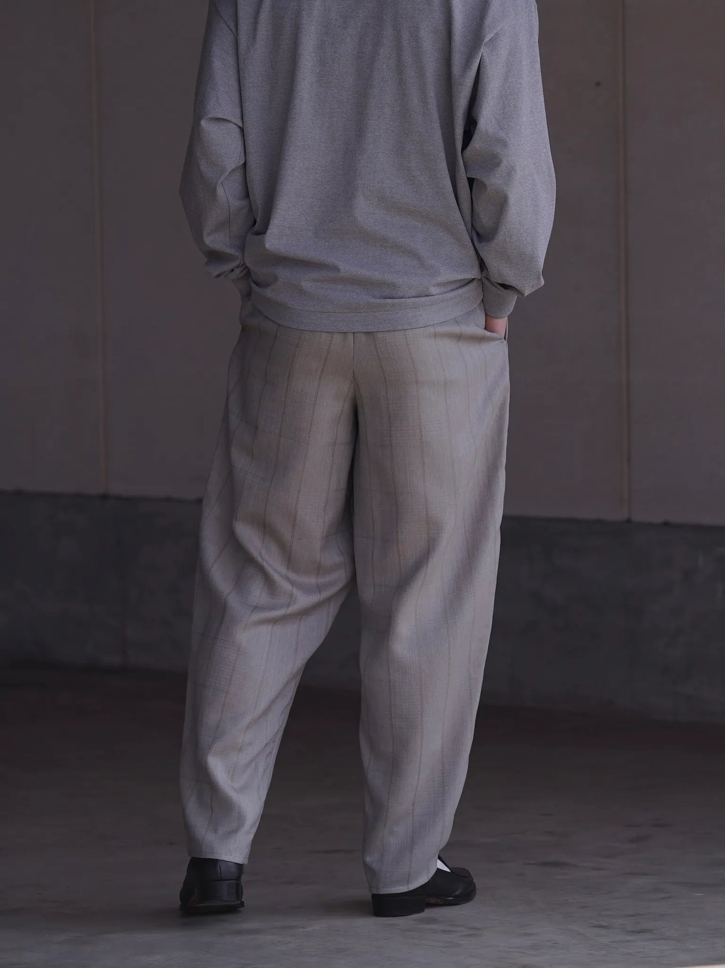 nonnotte | Plica Pants Clay Mist
