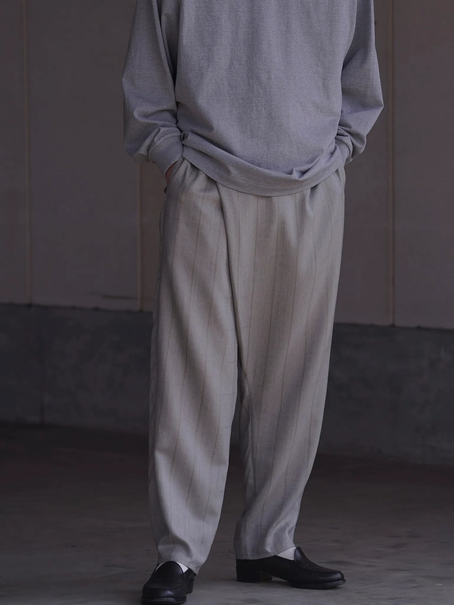 nonnotte | Plica Pants Clay Mist