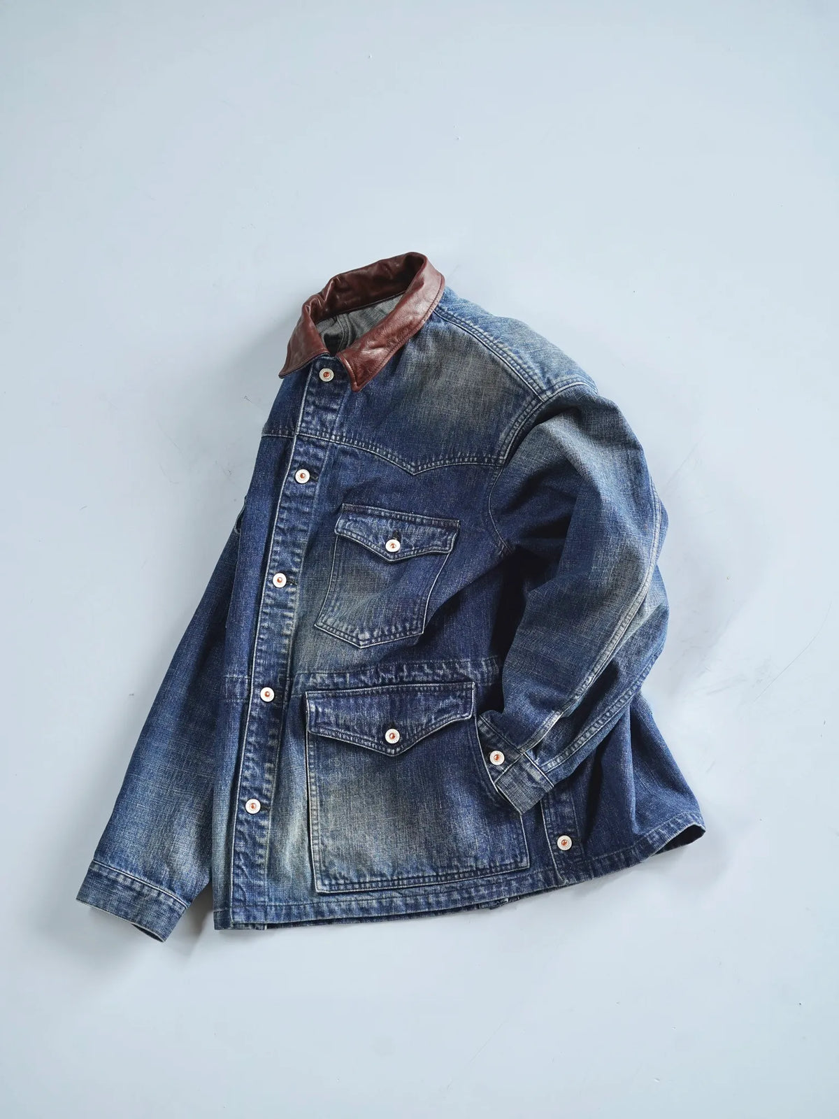 HERILL | Denim Western jacket Vintageworn