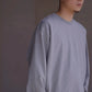 nonnotte | New Tapered Oversized Long Sleeve Heather Ash