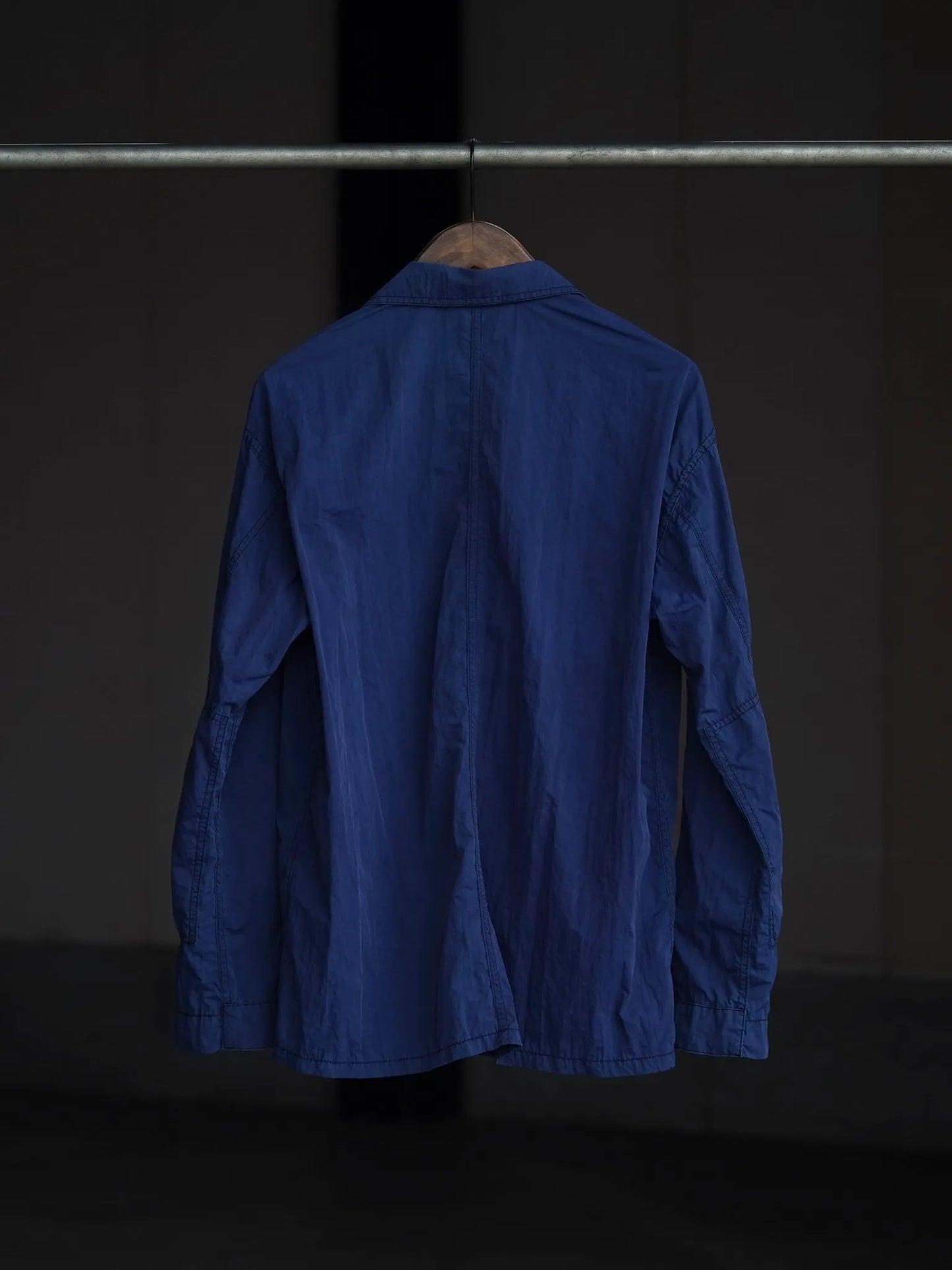 THE NULABEL | GARMENT DYED BDU JACKET NATURAL INDIGO