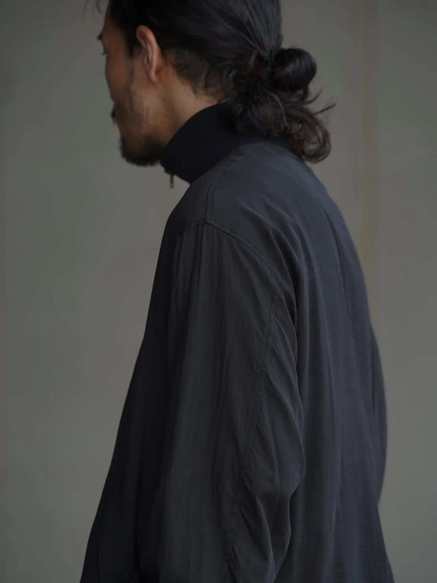 COMOLI | リバーシブル トラックジャケット BLACK