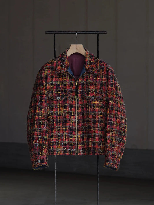 SARTO | MULTI TWEED ZIP JACKET [MIX TWEED] MULTI