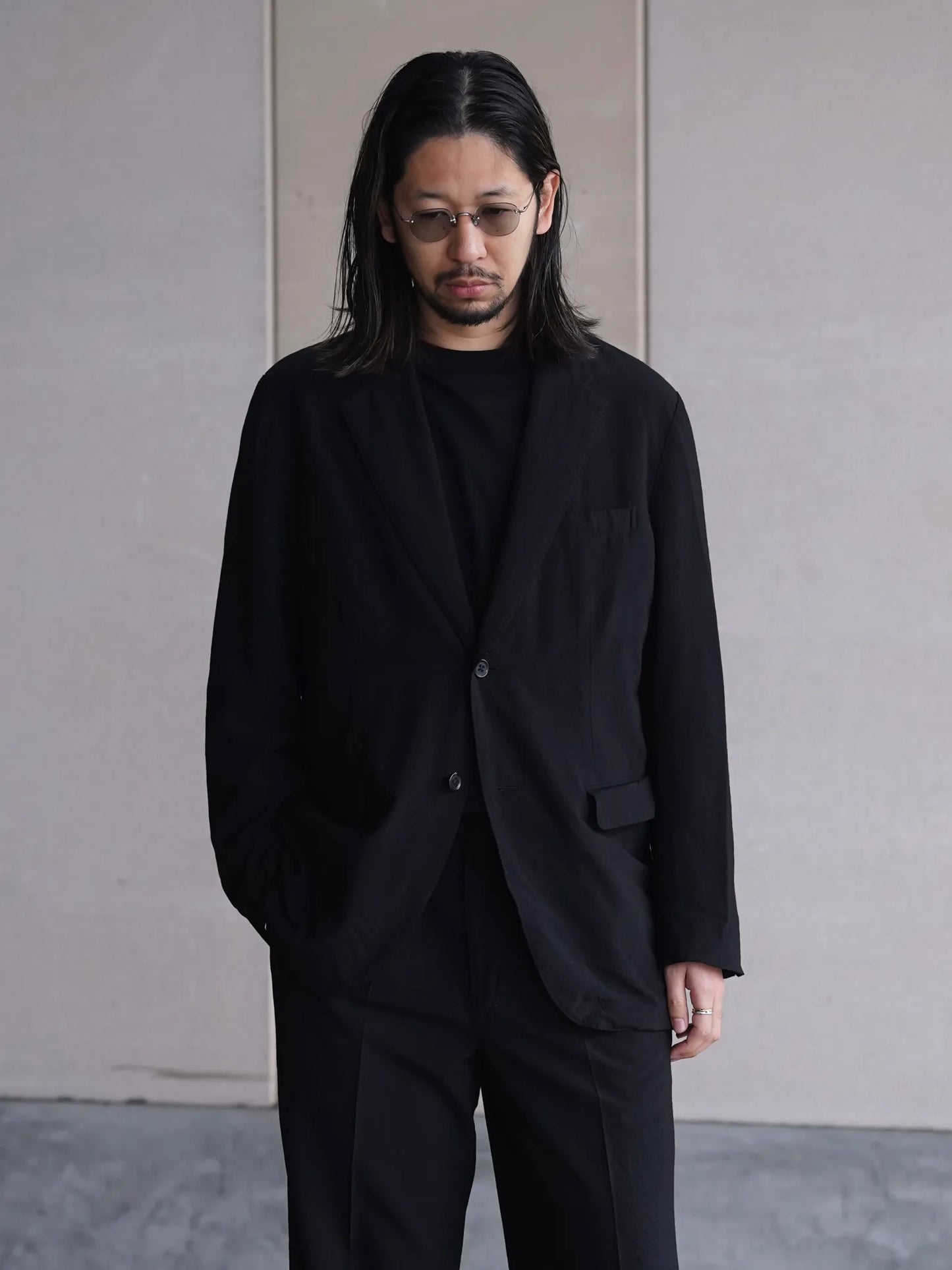 HERILL | Wooltropical 2Bjacket Black