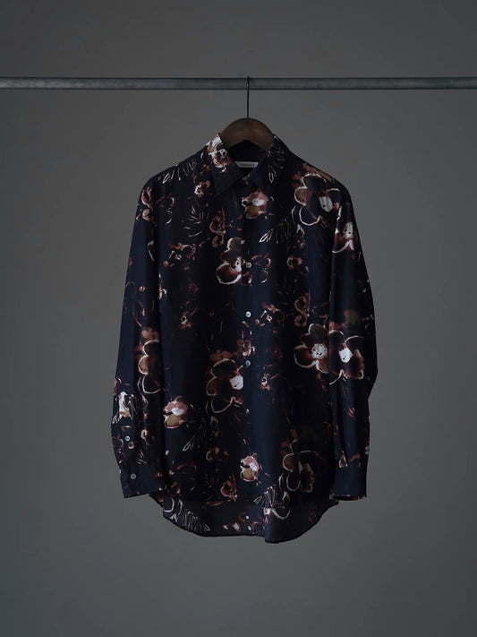 calmlence | REGULAR COLLAR SHIRT BRNPT