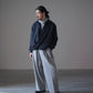 nonnotte | Draping Overlap Shirt Charcoal Top