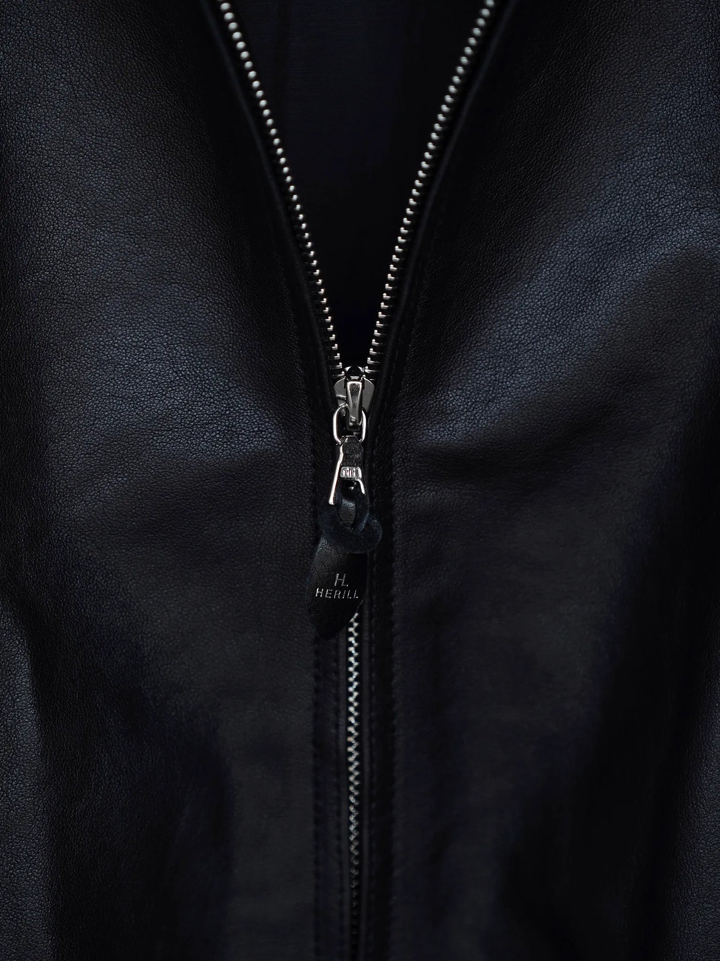 HERILL | Lambleather Weekend jacket Black