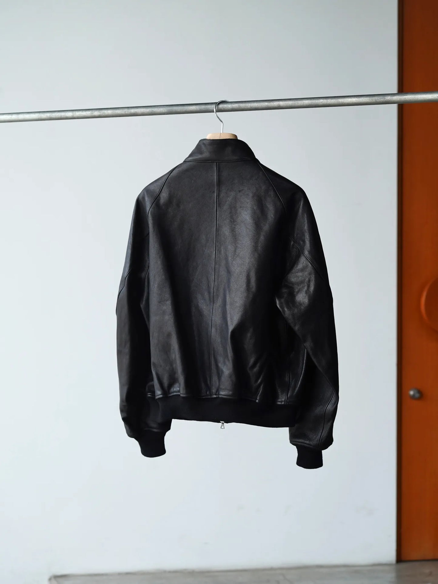 HERILL | Lambleather Weekend jacket Black