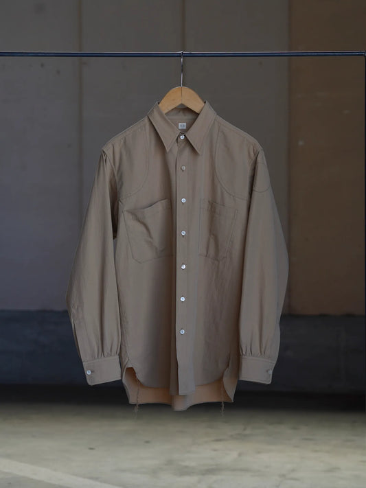 T.T | LOT.120 LETTER CARRIER SHIRT BEIGE