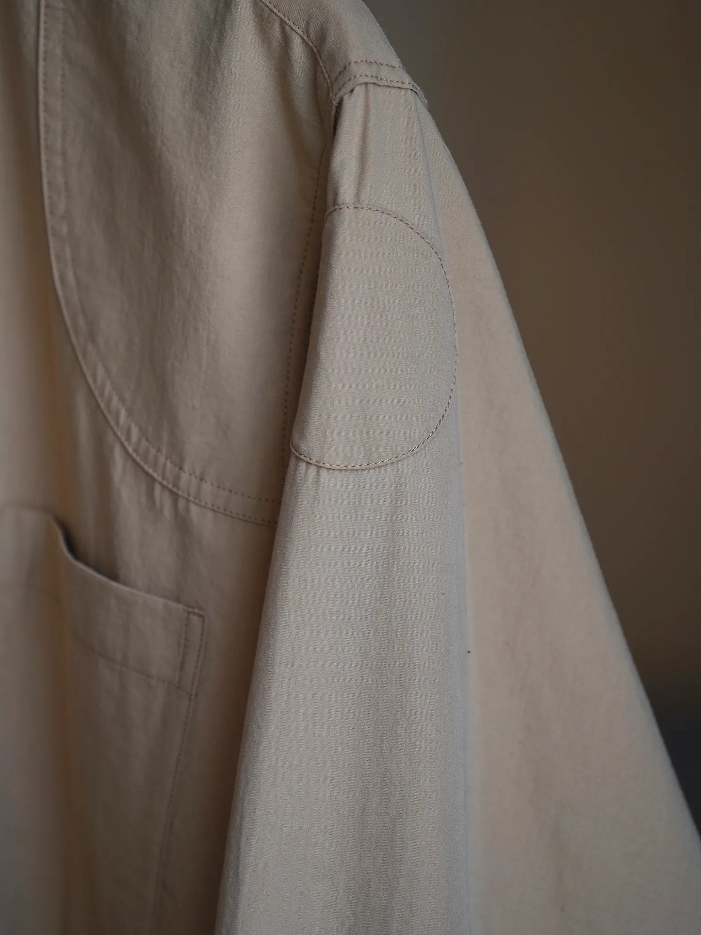T.T | LOT.120 LETTER CARRIER SHIRT BEIGE