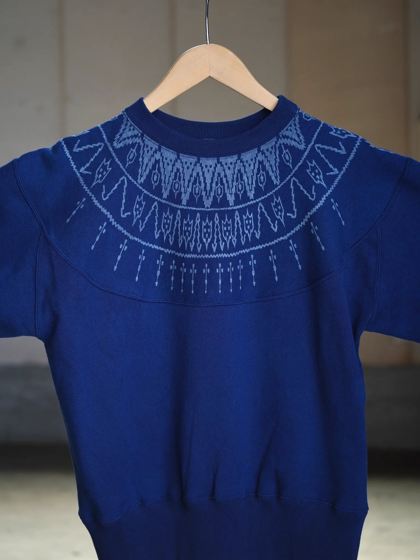T.T | LOT.624 NORDIC PATTERN SWEATSHIRT INDIGO