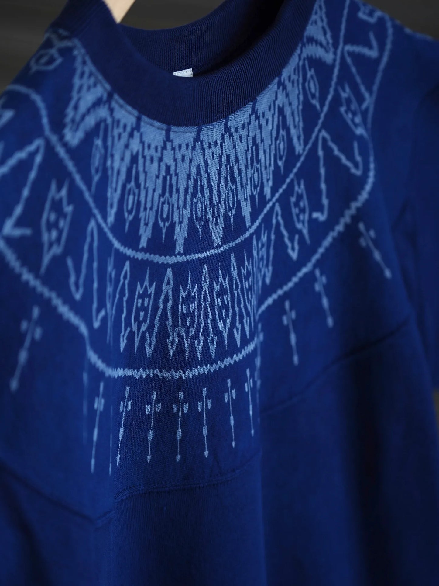 T.T | LOT.624 NORDIC PATTERN SWEATSHIRT INDIGO