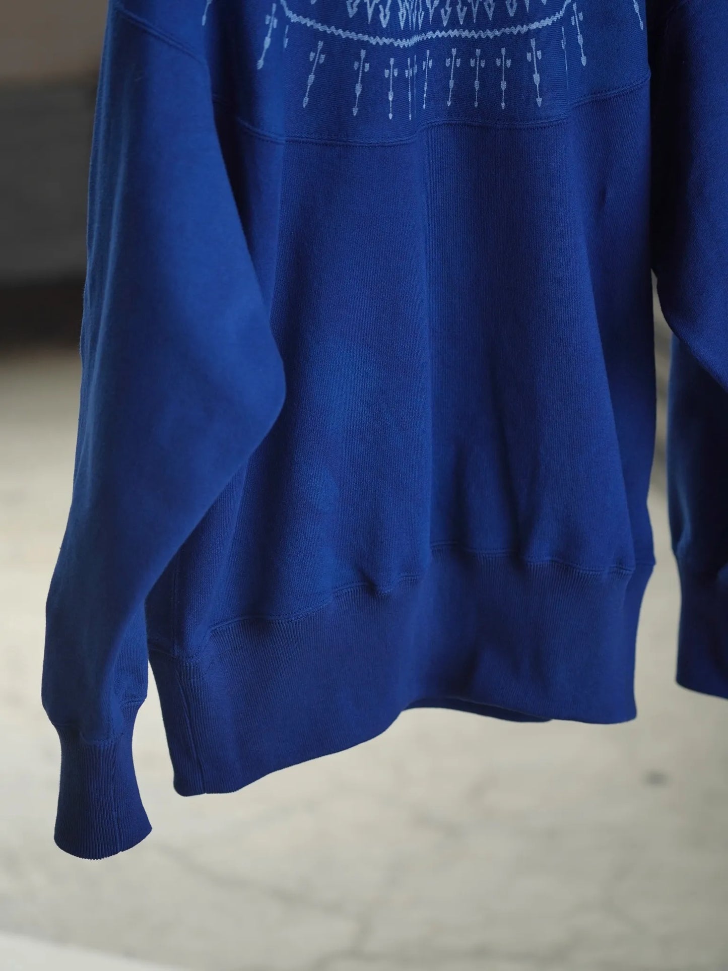 T.T | LOT.624 NORDIC PATTERN SWEATSHIRT INDIGO