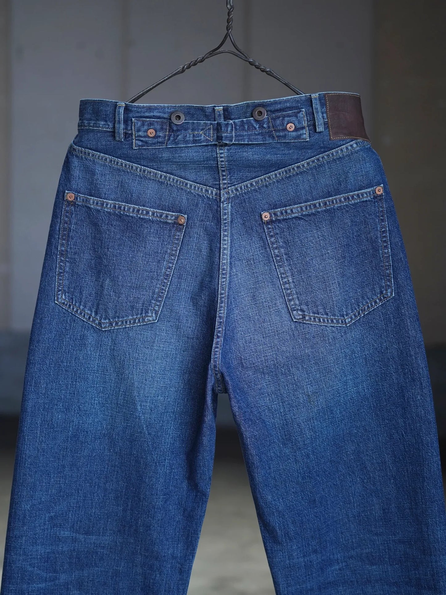 T.T | LOT.721 DAMAGED DENIM TROUSERS C.1930'S DAMAGED INDIGO