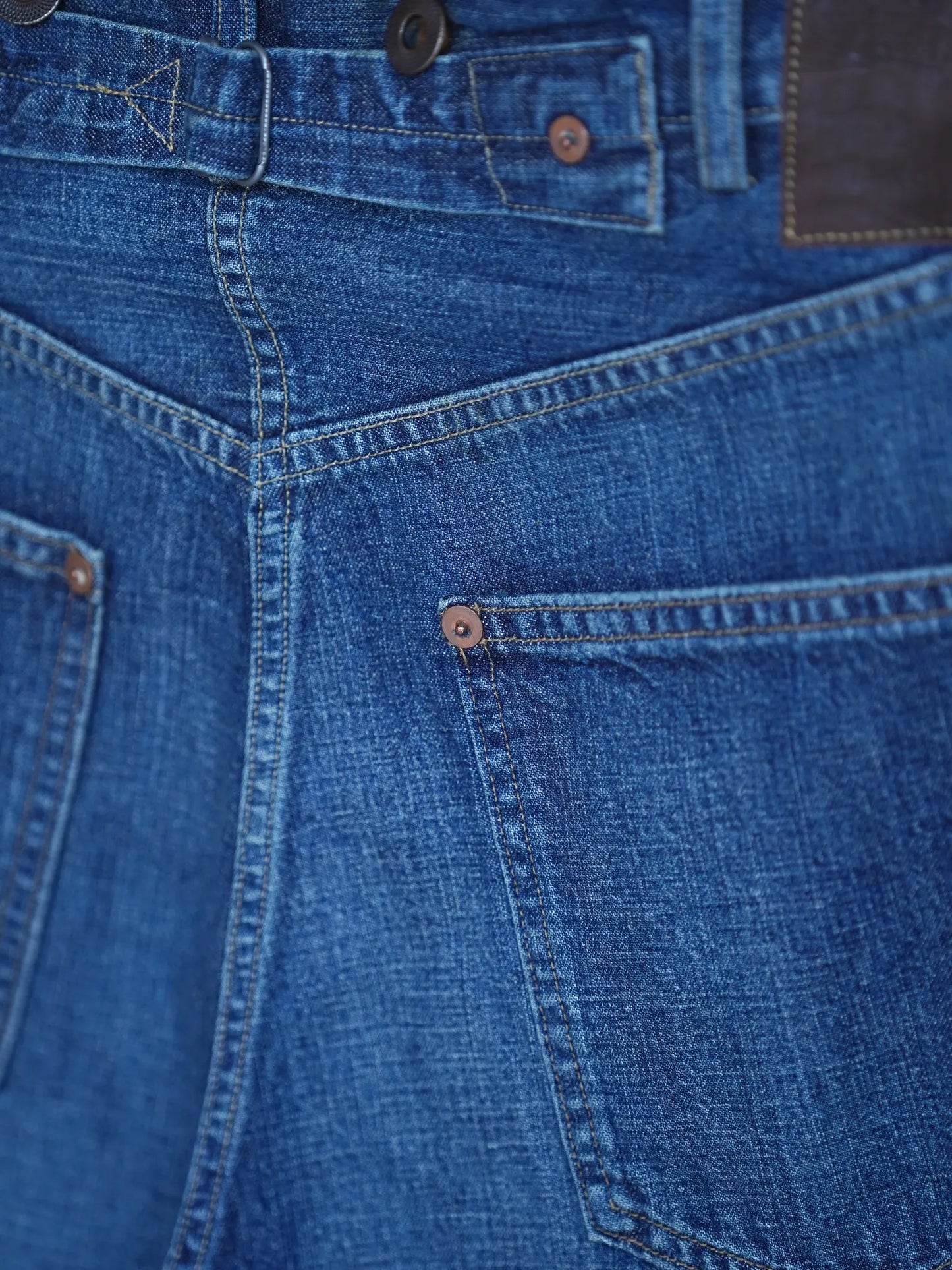 T.T | LOT.721 DAMAGED DENIM TROUSERS C.1930'S DAMAGED INDIGO