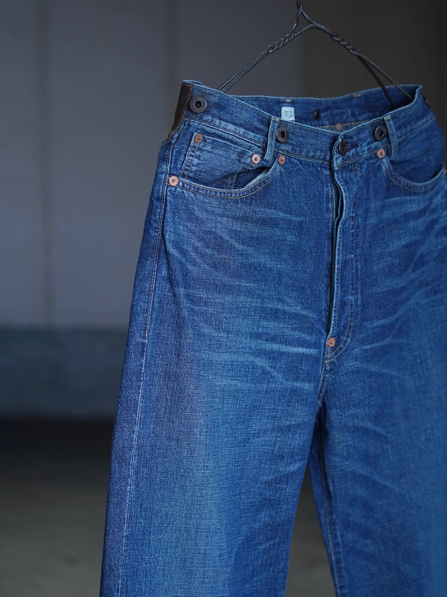 T.T | LOT.721 DAMAGED DENIM TROUSERS C.1930'S DAMAGED INDIGO
