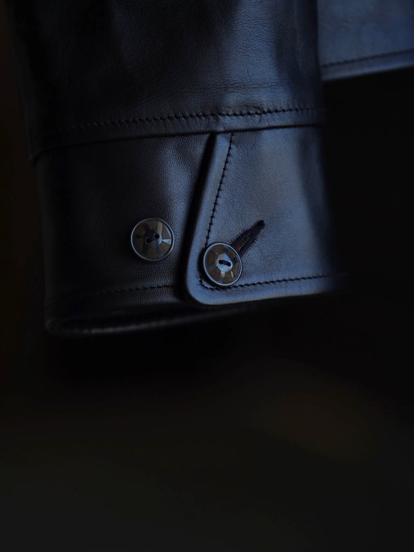 T.T | LOT.802 COSSACK LEATHER JACKET BLACK