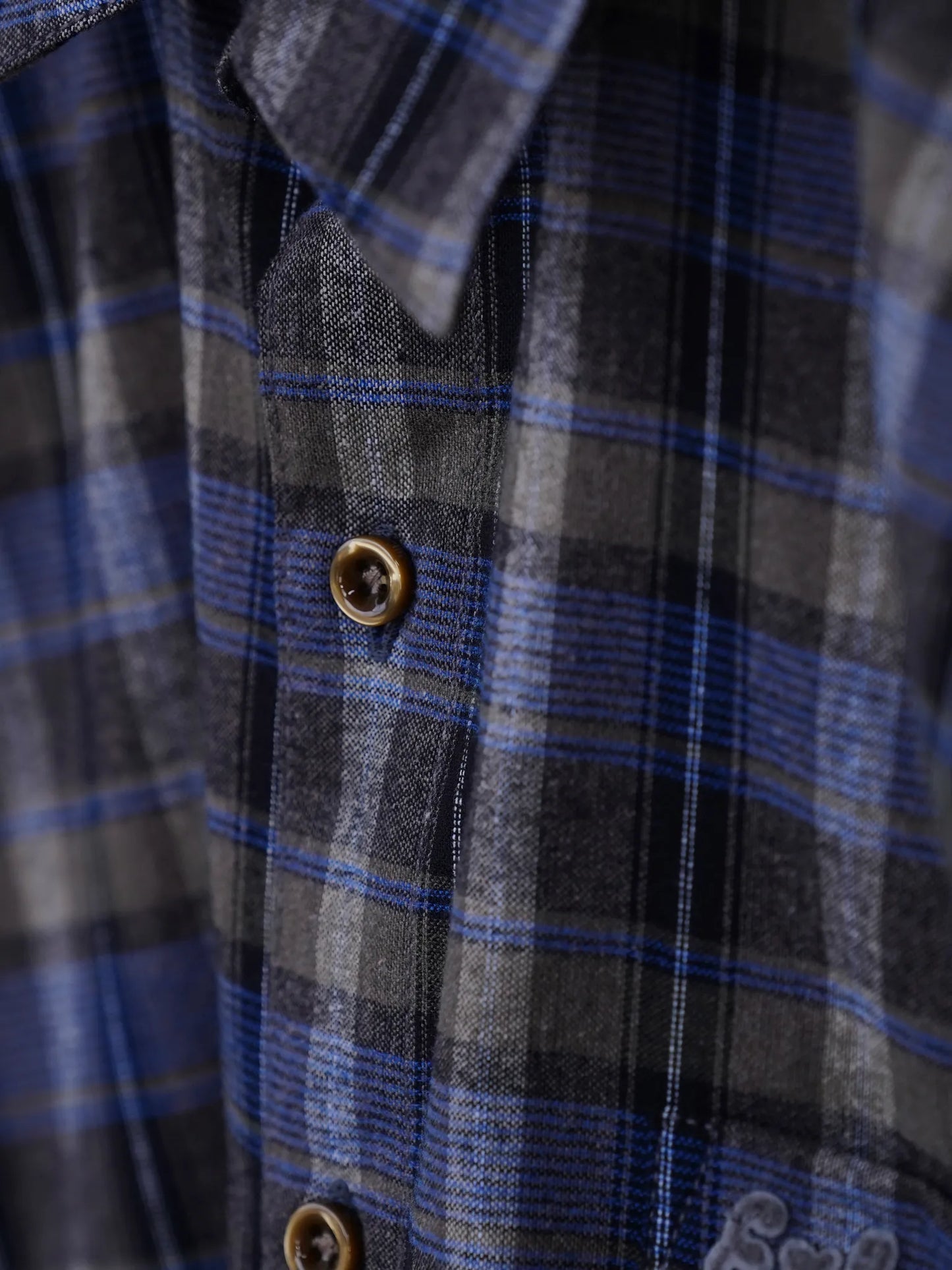 ERL | GREY CHECK SHIRT GREY CHECK