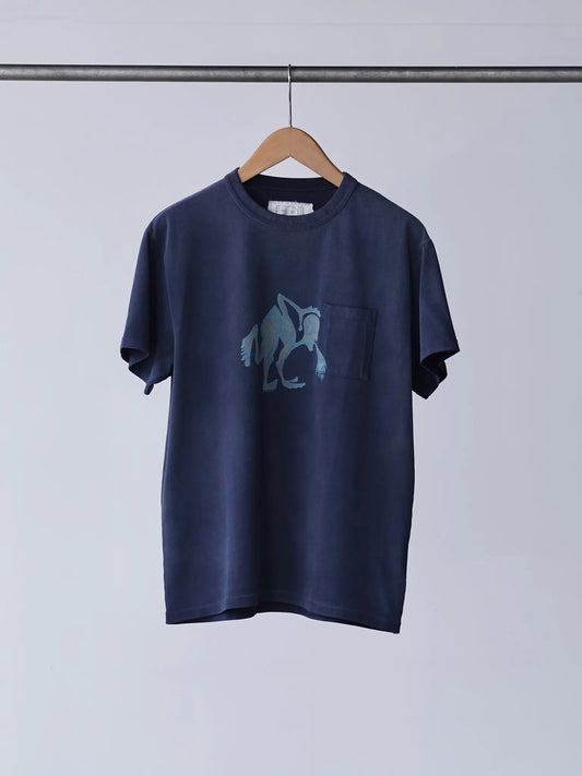 ERL | PUKE T-SHIRT BLUE