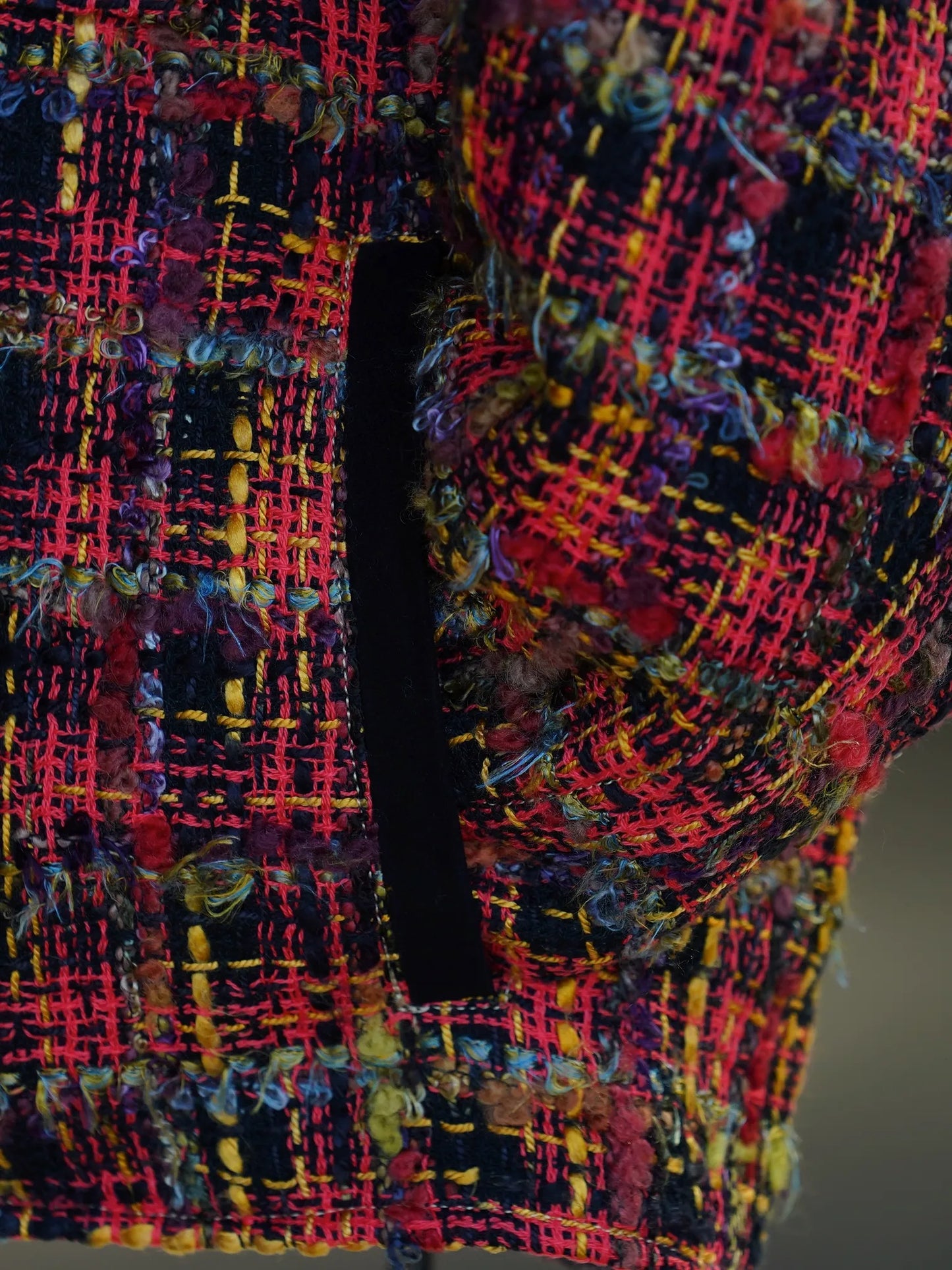 SARTO | MULTI TWEED ZIP JACKET [MIX TWEED] MULTI
