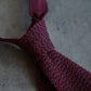 T.T | LOT.036 KNIT TIE  BURGUNDY