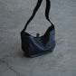 T.T | LOT.018 NEWSBOY BAG SMALL  Black Leather
