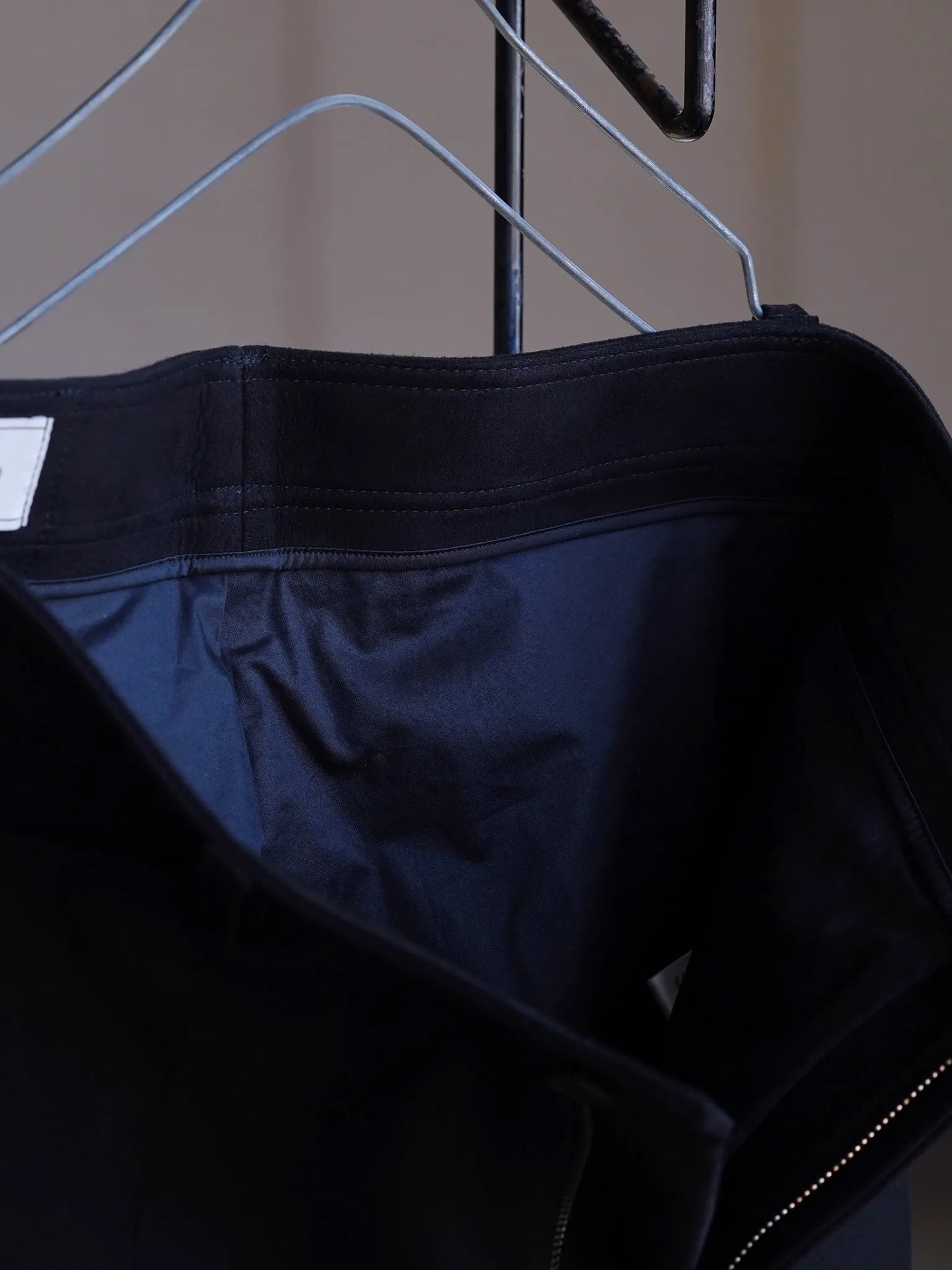 SARTO | LAMB SUEDE LEATHER SUEDE SEMI-FLARE PANTS [LAMB SUEDE LEATHER] BLACK
