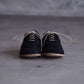 PETROSOLAUM | stone derby [ai mud dye washed deer suede] BLACK
