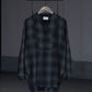 SARTO | OMBRE CHECK SKIPPER BLOUSE [WOOL LINEN OMBRE CHECK PLAIN] OMBRE CHECK