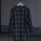 SARTO | OMBRE CHECK SKIPPER BLOUSE [WOOL LINEN OMBRE CHECK PLAIN] OMBRE CHECK