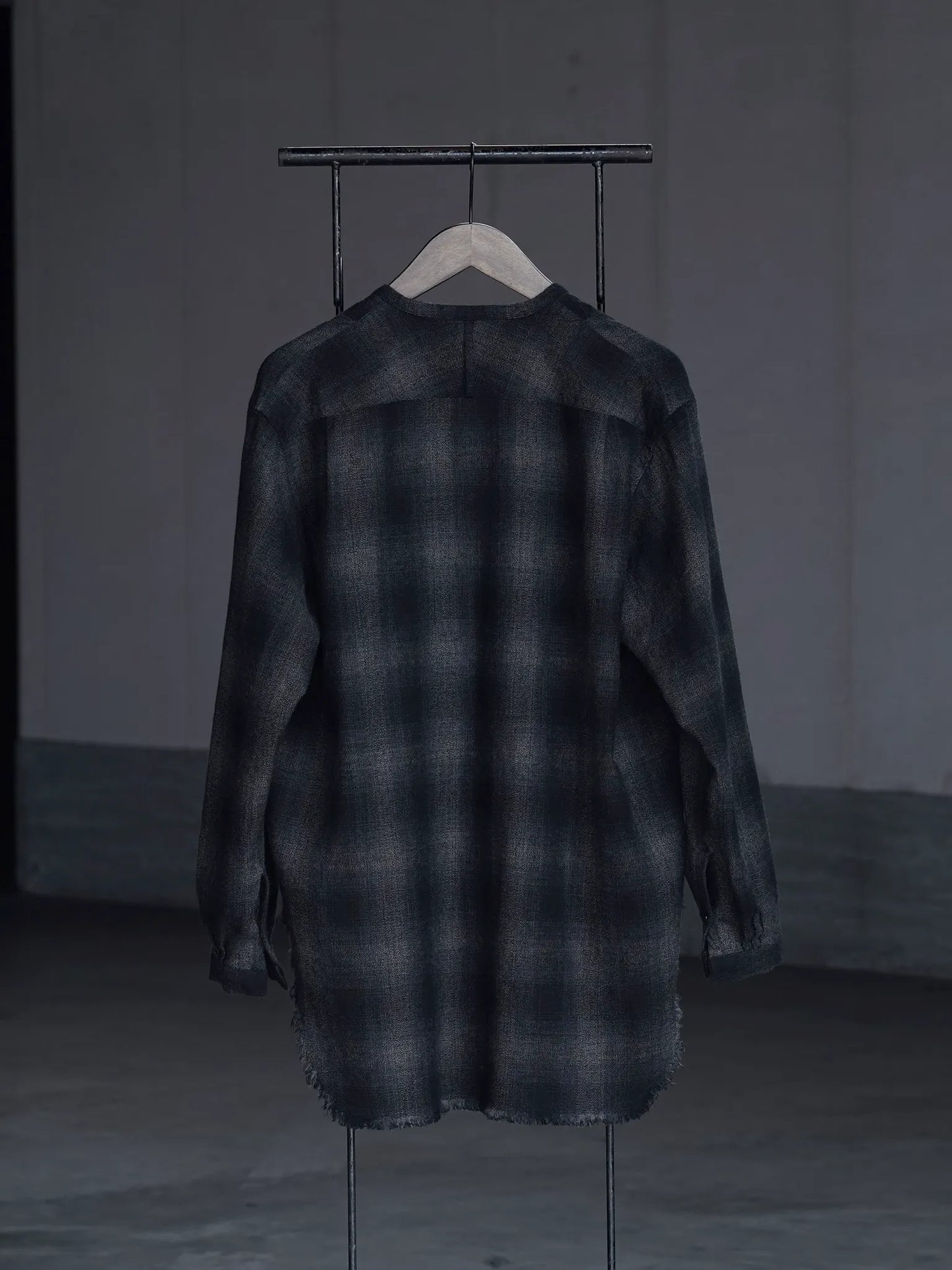 SARTO | OMBRE CHECK SKIPPER BLOUSE [WOOL LINEN OMBRE CHECK PLAIN] OMBRE CHECK