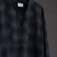 SARTO | OMBRE CHECK SKIPPER BLOUSE [WOOL LINEN OMBRE CHECK PLAIN] OMBRE CHECK