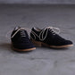 PETROSOLAUM | stone derby [ai mud dye washed deer suede] BLACK