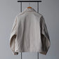COMOLI | コットンツイル ジップショートジャケット IVORY