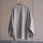 nonnotte | Draping Open Collar shirt Type A Clay Mist