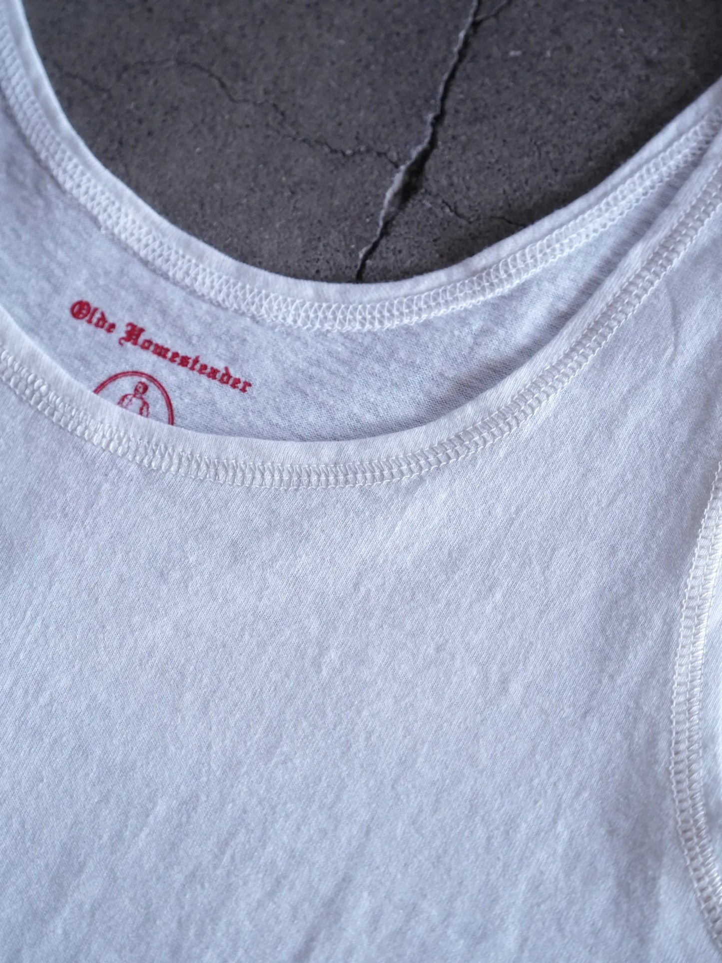 OLDE HOMESTEADER | RUSTIC JERSEY ATHLETIC SHIRT OFF WHITE